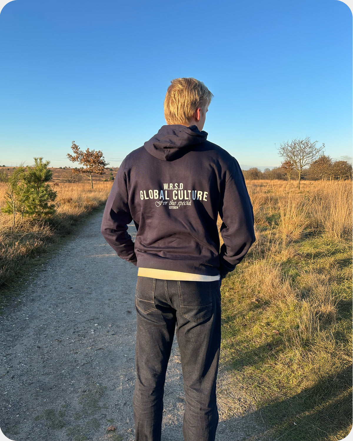 W.R.S.D Hoodie Navy